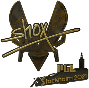 Sticker | shox (Gold) | Stockholm 2021