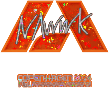 Sticker | nawwk (brokatowa) | Kopenhaga 2024