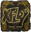 Sticker | xfl0ud (Gold) | Austin 2025 image