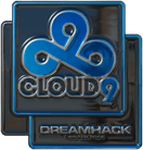 Sticker | Cloud9 (Foil) | DreamHack 2014 image