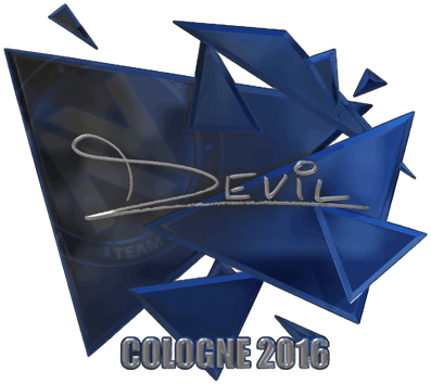 Sticker | DEVIL (Foil) | Cologne 2016