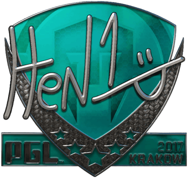 Sticker | HEN1(은박) | 크라쿠프 2017