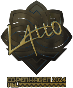 Sticker | latto (Gold) | Copenhagen 2024