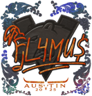 Sticker | FL4MUS (Holo) | Austin 2025 image