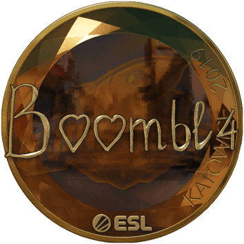 Sticker | Boombl4 (dorada) | Katowice 2019