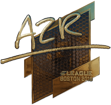 Sticker | AZR (ทอง) | Boston 2018