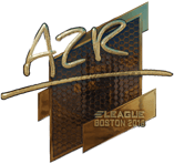 Sticker | AZR (Gold) | Boston 2018