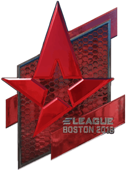 Sticker | Astralis (reflectante) | Boston 2018