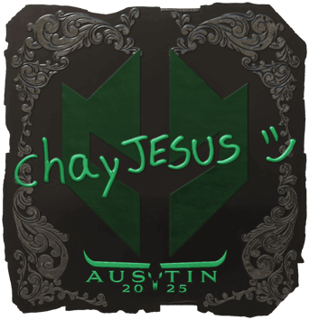 Sticker | chayJESUS(閃亮)| Austin 2025