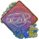 Sticker | acoR (Glitter) | Rio 2022 Sticker | acoR (Glitter) | Rio 2022 image
