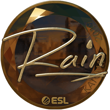 Sticker | rain (dorada) | Katowice 2019