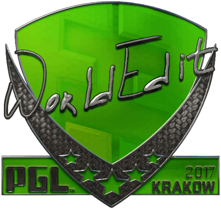 Sticker | WorldEdit (Foil) | Krakow 2017