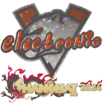 Sticker | electronic (Glitter) | Shanghai 2024