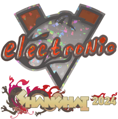 Sticker | electronic(闪耀)| 2024年上海锦标赛