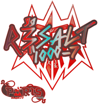 Sticker | r3salt (holográfica) | París 2023