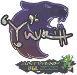 Sticker | yuurih (Glitter) | Antwerp 2022