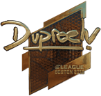 Sticker | dupreeh (Gold) | Boston 2018 Sticker | dupreeh (Gold) | Boston 2018 image