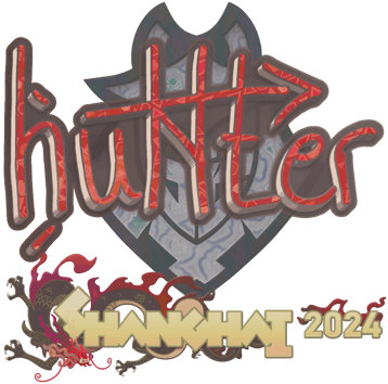 Sticker | huNter- (holográfica) | Shanghái 2024