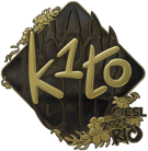 Sticker | k1to (Gold) | Rio 2022 image