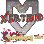 Sticker | xertioN (Glitter) | Shanghai 2024