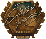 Sticker | SmithZz (Gold) | London 2018 image