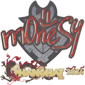 Sticker | m0NESY (holo) | Shanghai 2024