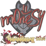 Sticker | m0NESY (Holo) | Shanghai 2024