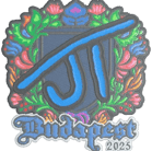 Sticker | JT (Embroidered) | Budapest 2025 Sticker | JT (Embroidered) | Budapest 2025 image