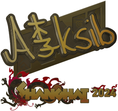 Sticker | Aleksib (złota) | Szanghaj 2024
