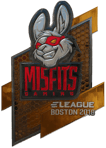 Sticker | Misfits Gaming (Foil) | Boston 2018
