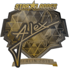 Sticker | ALEX (Gold) | Berlin 2019 image