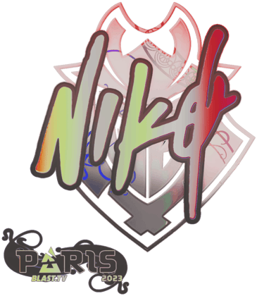 Sticker | NiKo (Holo) | Paris 2023