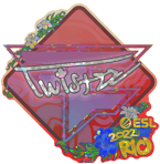 Sticker | Twistzz (Glitter) | Rio 2022