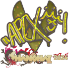 Sticker | apEX (Glitter) | Shanghai 2024 image