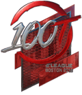 Sticker | 100 Thieves (Foil) | Boston 2018 image