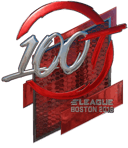 Sticker | 100 Thieves (Foil) | Boston 2018