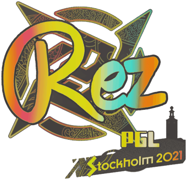 Sticker | REZ (holo) | Tukholma 2021