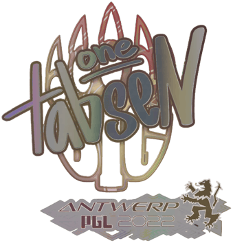 Sticker | tabseN (holo) | Antwerpen 2022