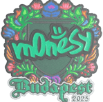Sticker | m0NESY (Embroidered) | Budapest 2025