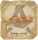Sticker | XANTARES | Austin 2025 image