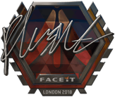 Sticker | flusha (Foil) | London 2018 image