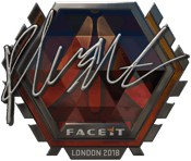 Sticker | flusha (Foil) | London 2018