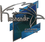 Sticker | keshandr (Foil) | Boston 2018
