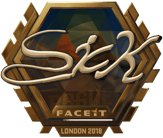 Sticker | SicK (Gold) | London 2018 image