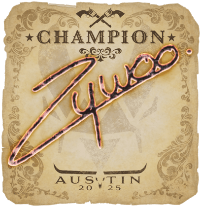 Sticker | ZywOo (Şampiyon) | Austin 2025