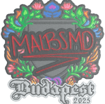 Sticker | malbsMd (Embroidered) | Budapest 2025