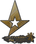 Sticker | Astralis (Gold) | Antwerp 2022