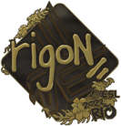 Sticker | rigoN (Gold) | Rio 2022 image