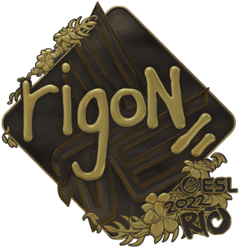 Sticker | rigoN (ゴールド) | Rio 2022