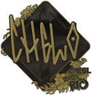 Sticker | chelo (Gold) | Rio 2022 image